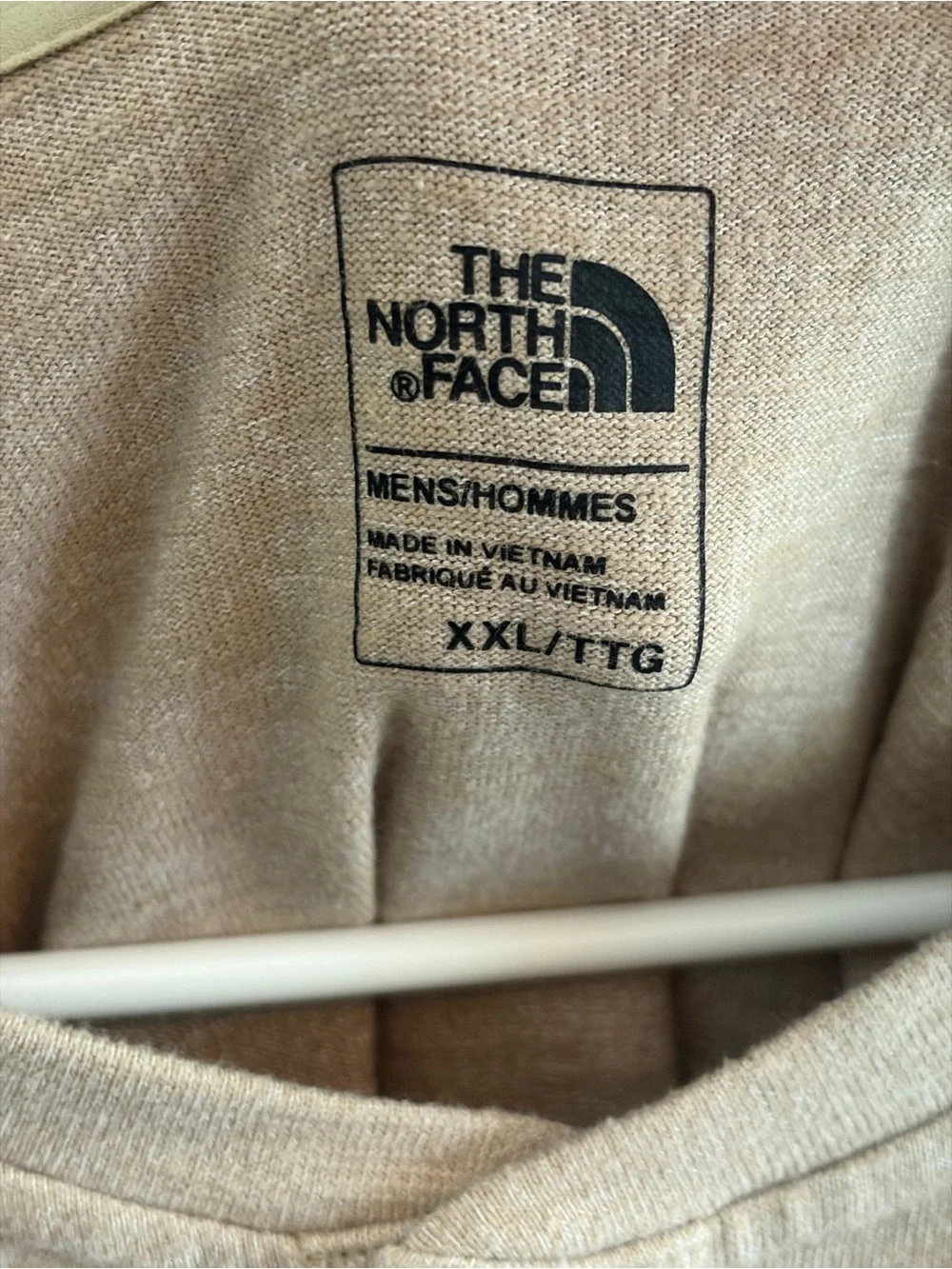 The North Face Men's Long-Sleeve Henley in Taupe Beige